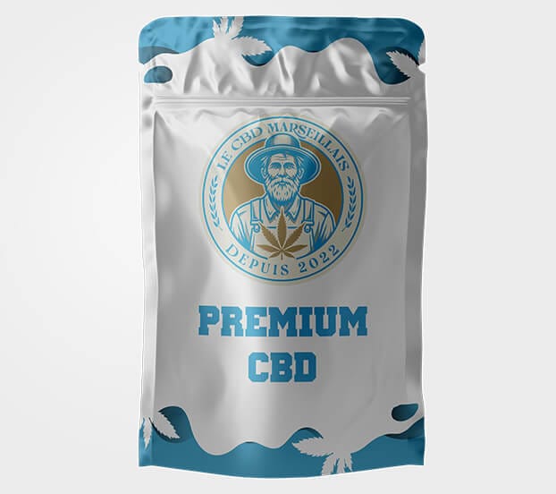 OM Passion 1 sachet de CBD de la marque LE CBD MARSEILLAIS