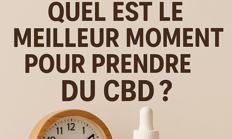 meilleur moment pour le CBD - Le CBD Marseillais
