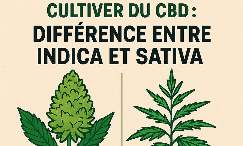 sativa, indica, différences - Le CBD Marseillais
