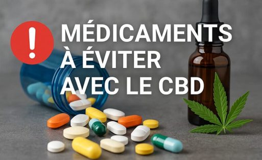 Médicaments à éviter avec le CBD - Le CBD Marseillais